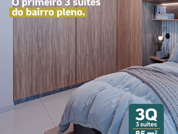 apartamento de 3 quartos com Suíte