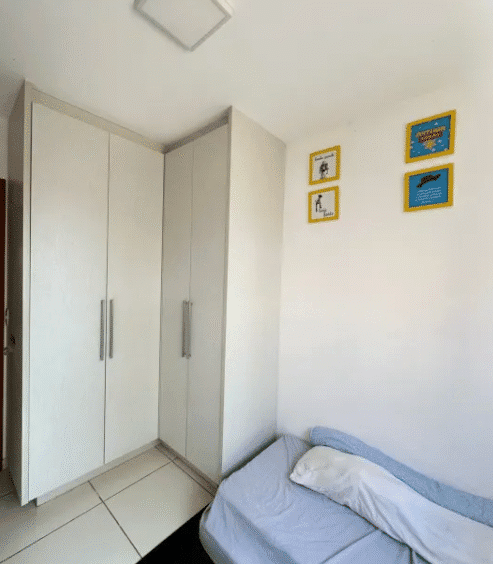 Quarto 2 foto 1 no ap Borges Landeiro Tropicale 3 Quartos