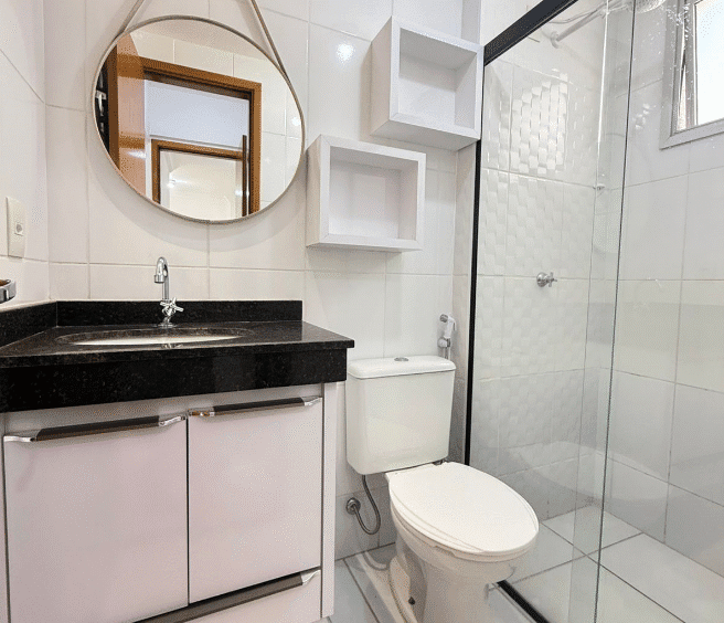 Banheiro 1 do Apartamento no Cândida de Morais