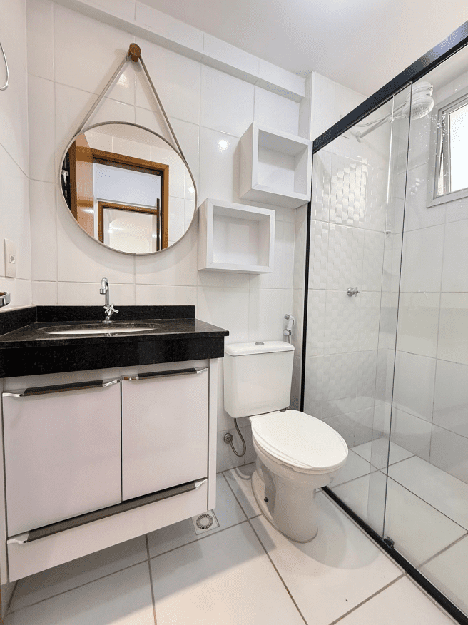 Banheiro 1 do Apartamento no Cândida de Morais