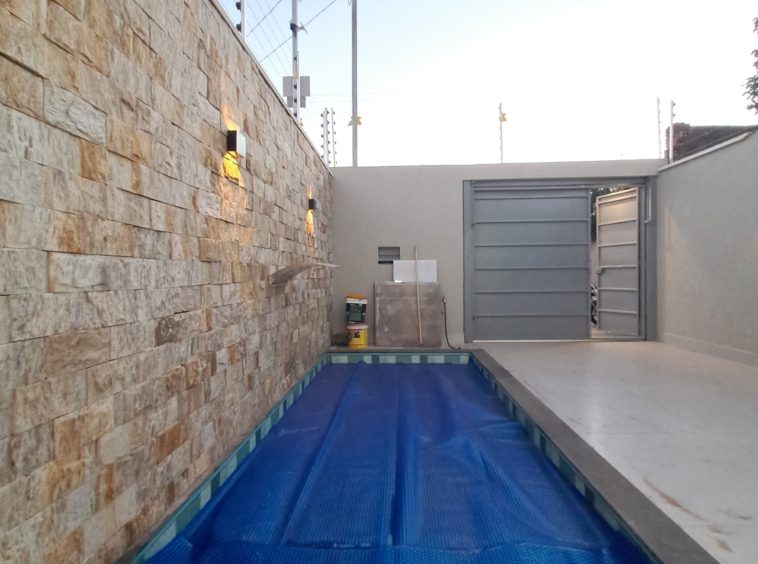 Ângulo 1 da Piscina da Casa no Jardim Belvedere