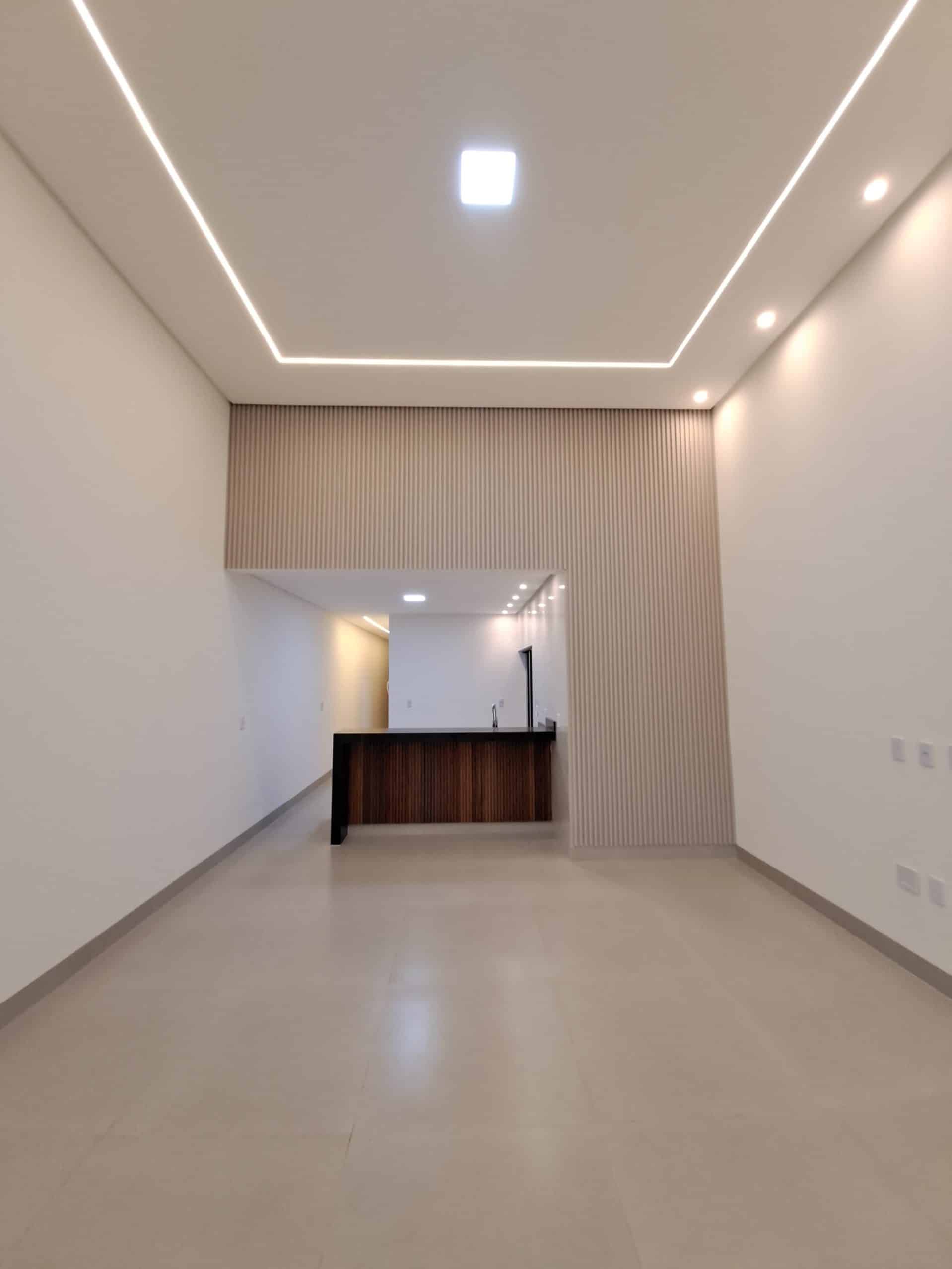 Ângulo 1 da sala na Casa no Jardim Belvedere