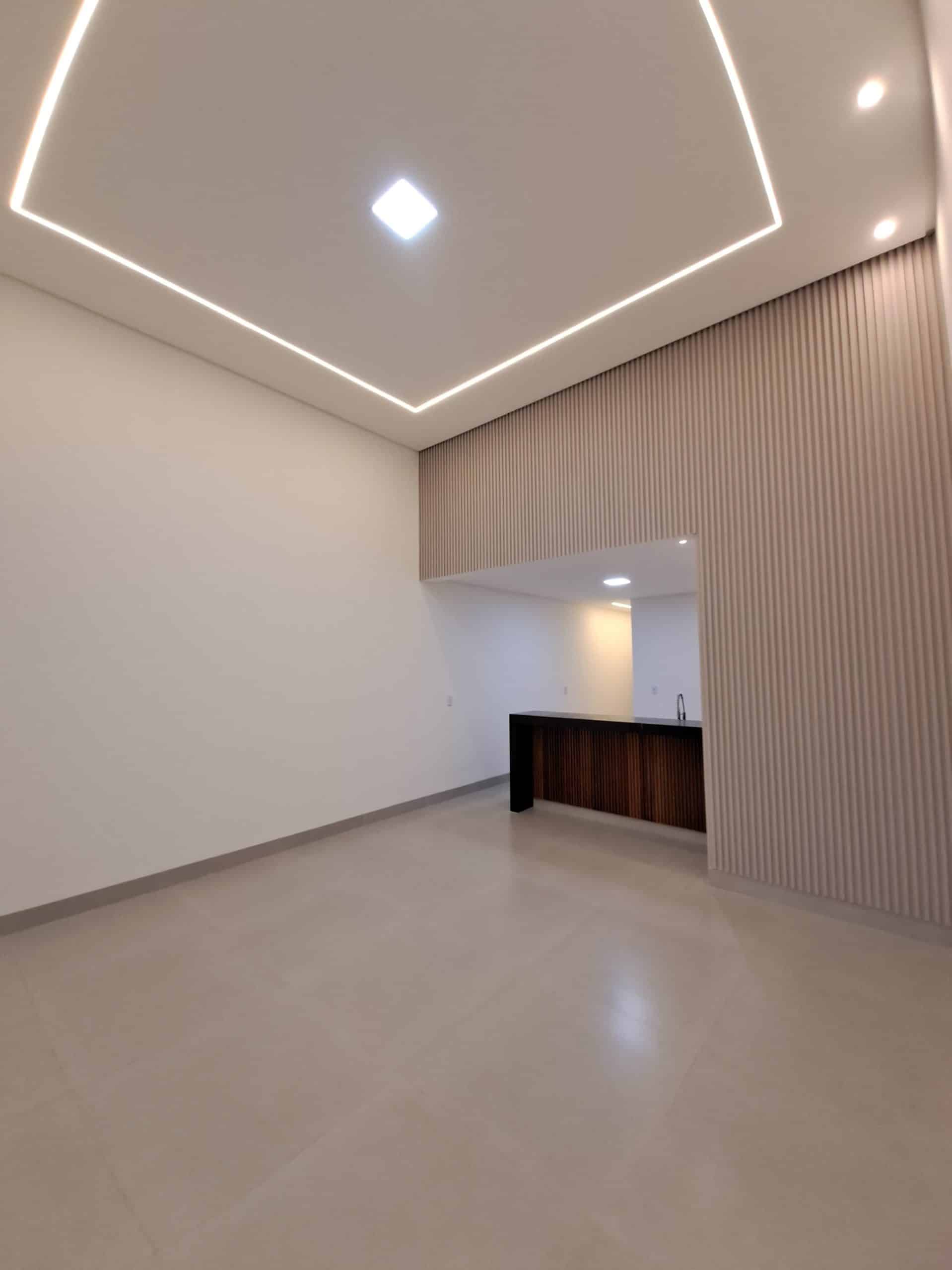 Ângulo 3 da sala na Casa no Jardim Belvedere