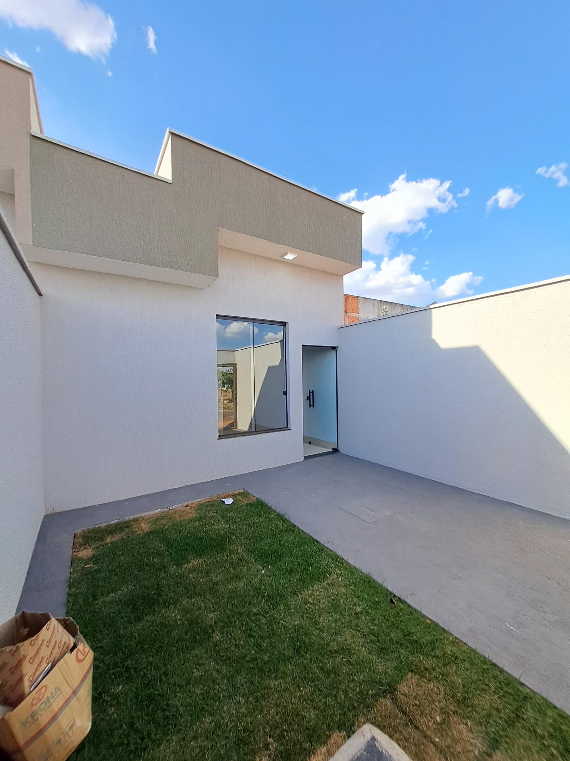 Ângulo 1 da frente da Casa no Setor Orlando Moraes