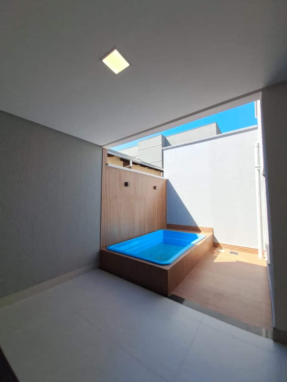 piscina da casa no Residencial Morumbi Goiânia