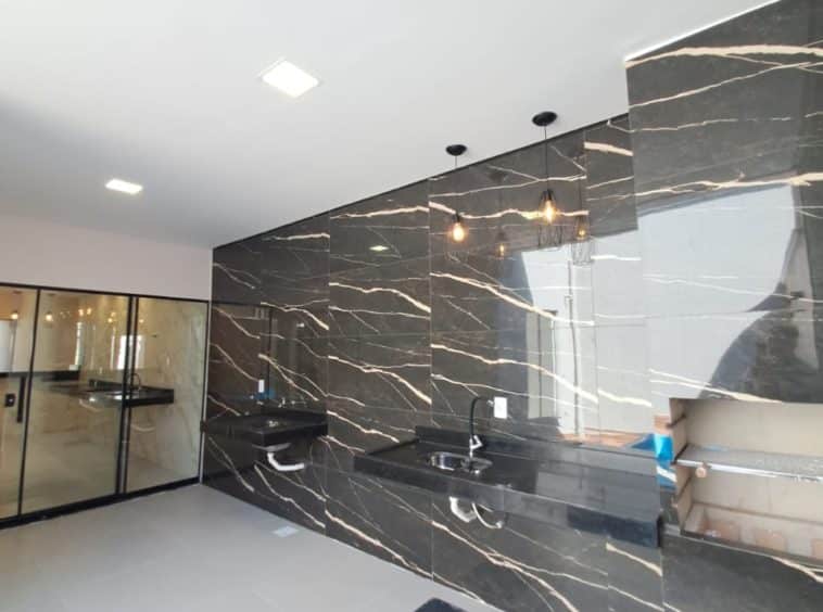 churrasqueira da casa no Residencial Morumbi Goiânia