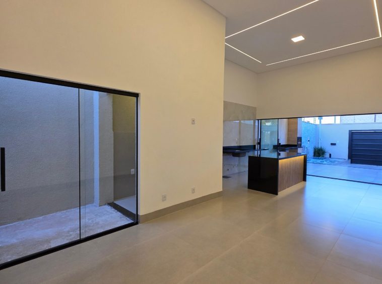 SAla e Cozinha da Casa no Residencial Hugo de Moraes