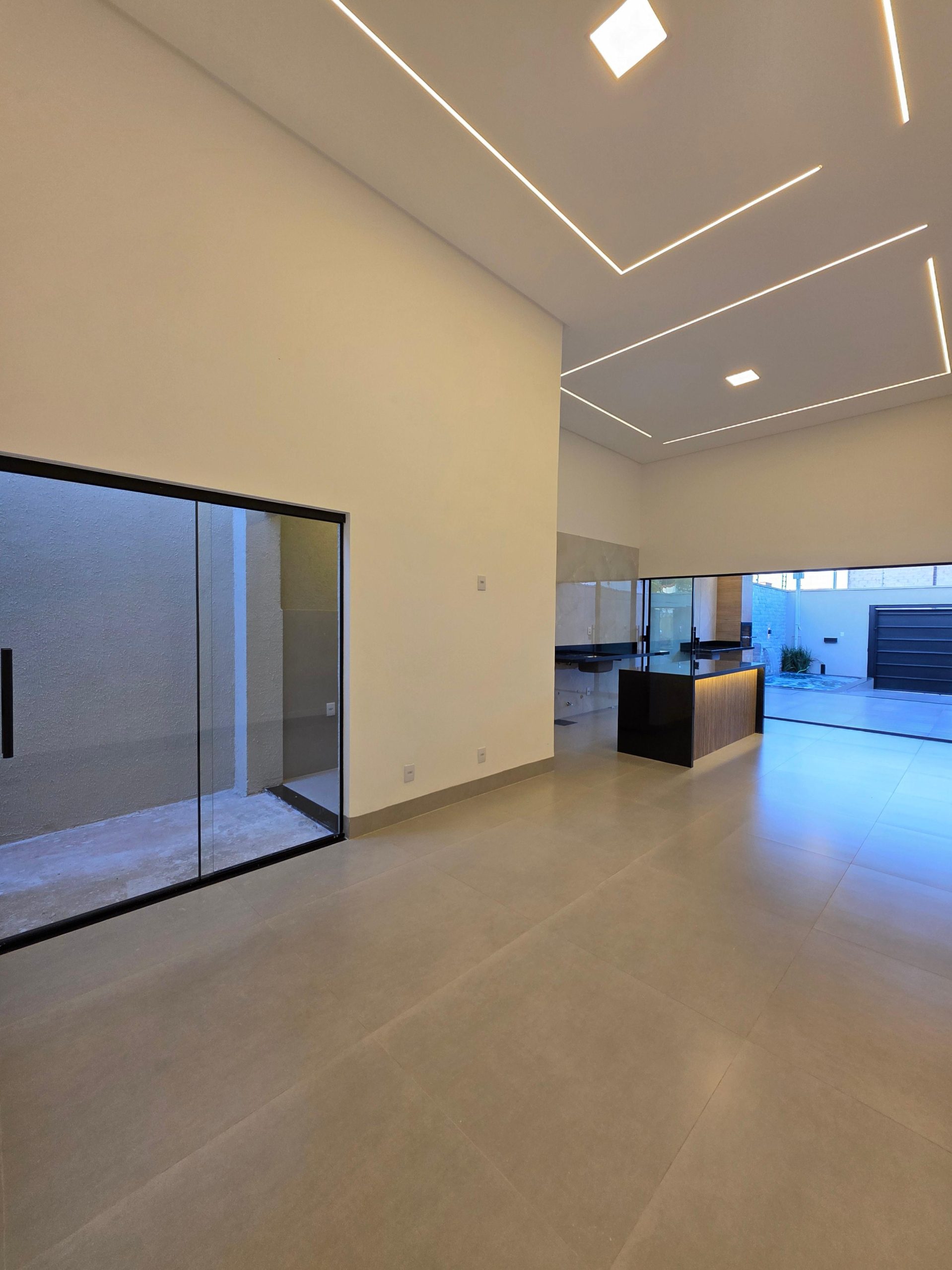 SAla e Cozinha da Casa no Residencial Hugo de Moraes