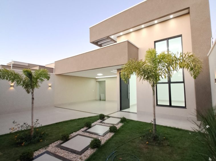 Ângulo 2 da Frente da Casa no Residencial Barravento