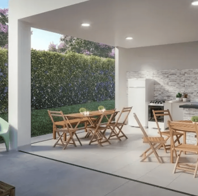Área Gourmet do Apartamento no Vida Milão