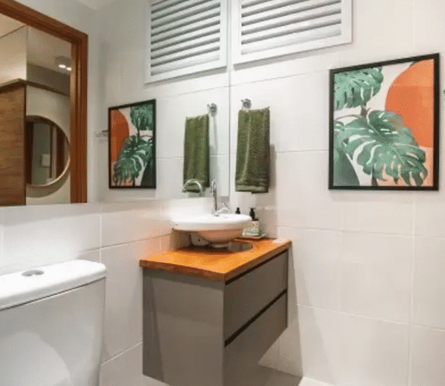 Banheiro 2 no Apartamento no América Cancún