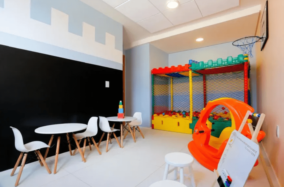 Brinquedoteca do condomínio no Apartamento no América Cancún