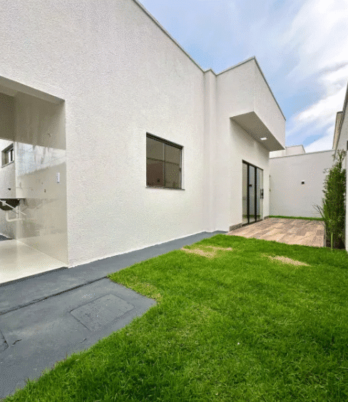 Área Verde na Casa no Residencial Monte Cristo