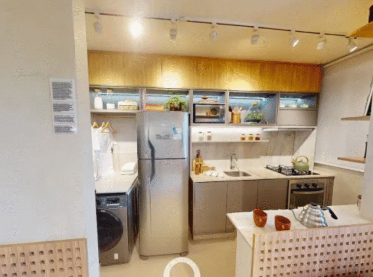 Cozinha no Apartamento 2 Quartos no Now Milão