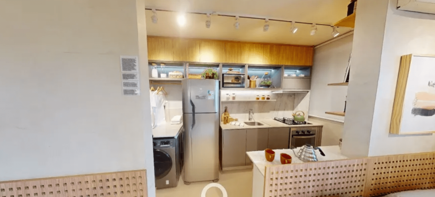 Cozinha no Apartamento 2 Quartos no Now Milão