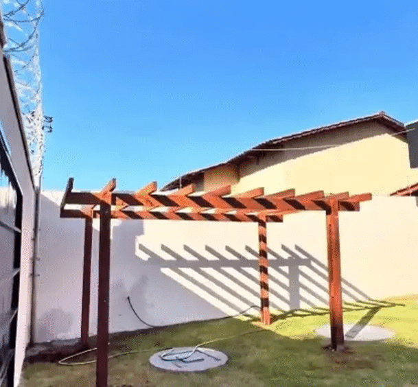 Caramanchão na Casa no Residencial Triunfo