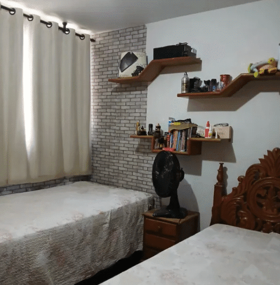 Quarto 1 (foto 1) no Apartamento no Urias Magalhães