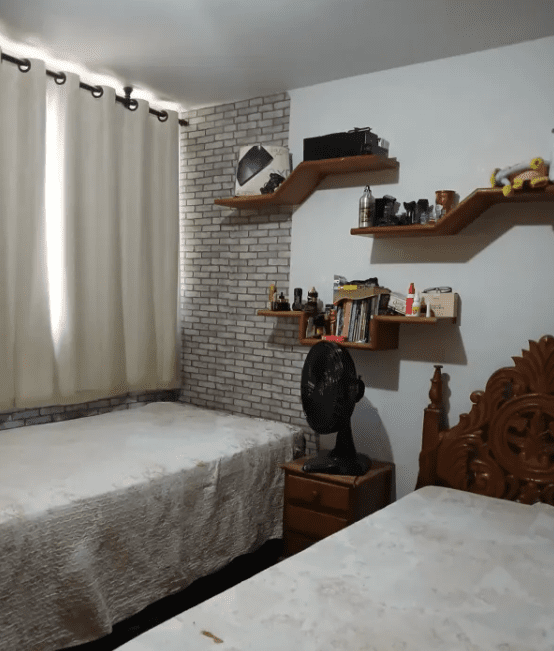 Quarto 1 (foto 1) no Apartamento no Urias Magalhães