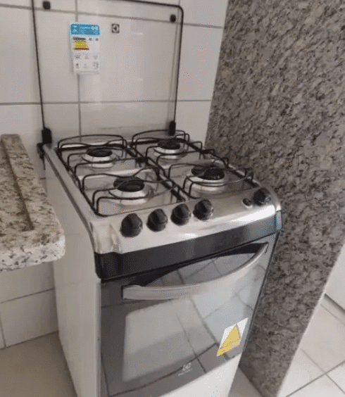Fogão do Apartamento no Residencial Eldorado Expansão