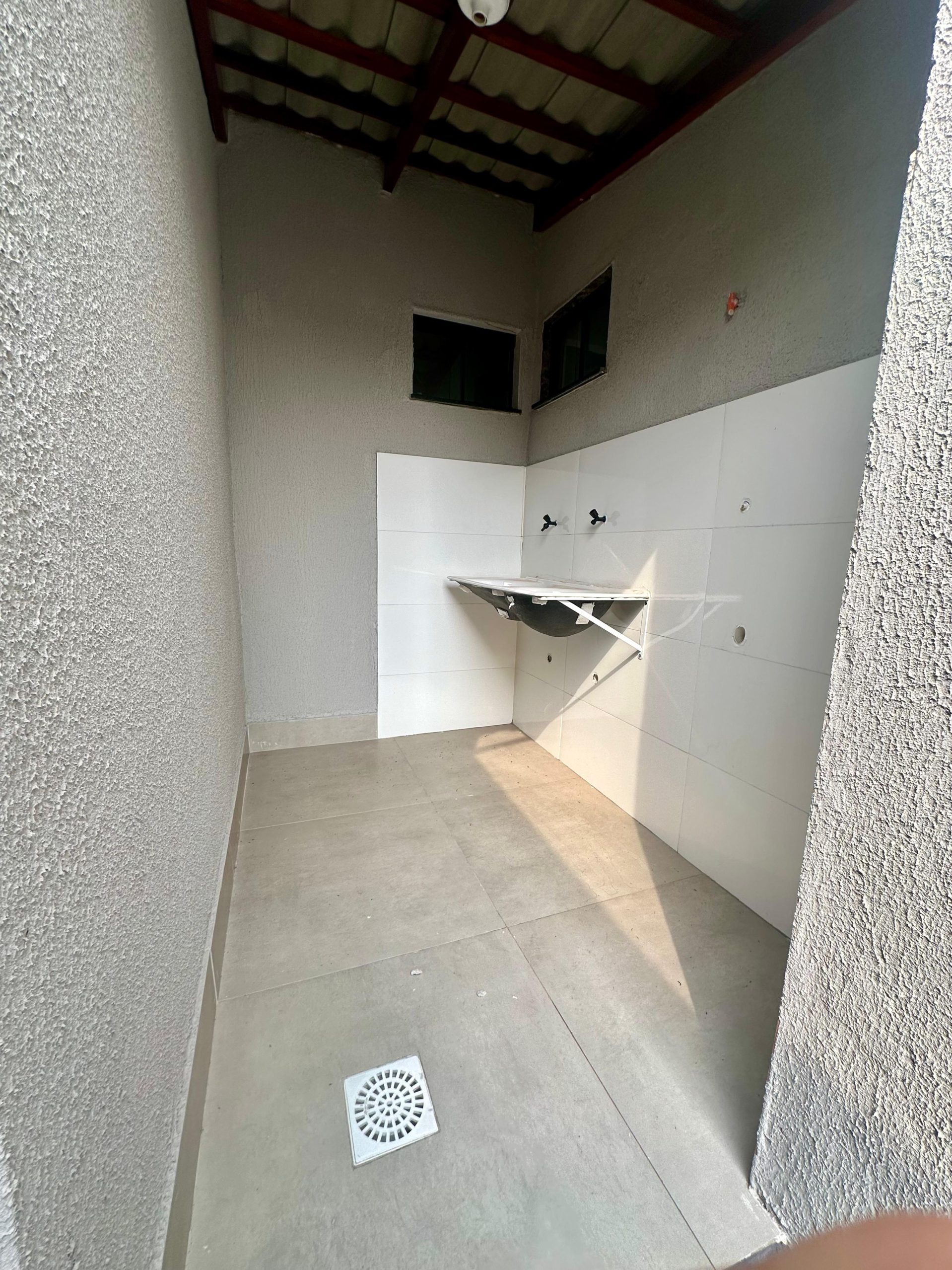 Área de Serviço na Casa no Modelo Londres