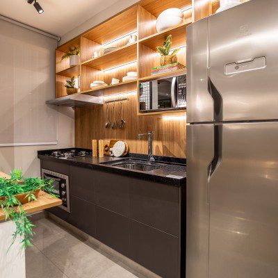 Cozinha do Apartamento no Now Parque Amazônia