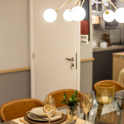 Sala de Jantar do Apartamento 3 Quartos no Parque Amazônia