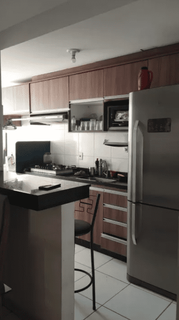 Cozinha do Condomínio do Apartamento Borges Landeiro Tropicale