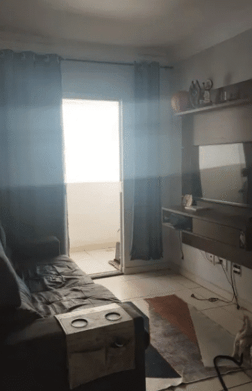 Sala do Condomínio do Apartamento Borges Landeiro Tropicale