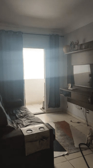 Sala do Condomínio do Apartamento Borges Landeiro Tropicale