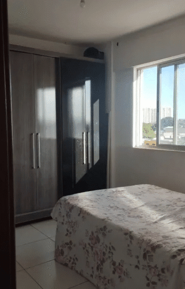 Quarto suíte do Condomínio do Apartamento Borges Landeiro Tropicale