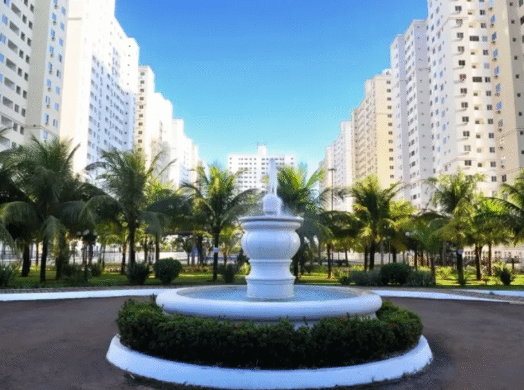 Área do Condomínio Apartamento Borges Landeiro Tropicale