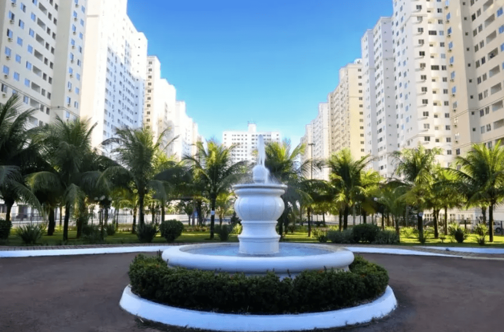 Área do Condomínio Apartamento Borges Landeiro Tropicale