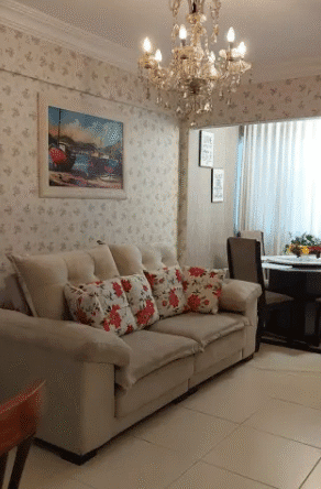 Sala (foto 1) do Apartamento Mobiliado 2 Quartos