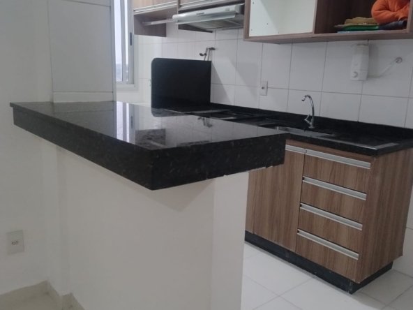 Balcão da Cozinha no Apto no Borges Landeiro Tropicale